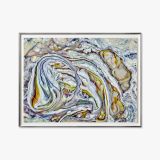 Untitled Manganese Makes my Colours Blue 01 by David Zink Yi contemporary artwork works on paper