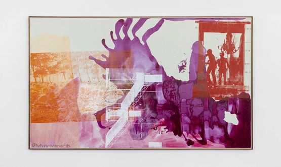 Lafayette Labyrinth Salvage by Robert Rauschenberg contemporary artwork Painting
