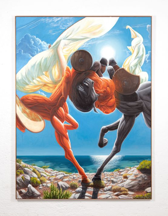 Veni Vidi Vici by Kevin Klamminger contemporary artwork Painting