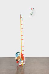 Dog Barking at the Moon by Alex Da Corte contemporary artwork sculpture
