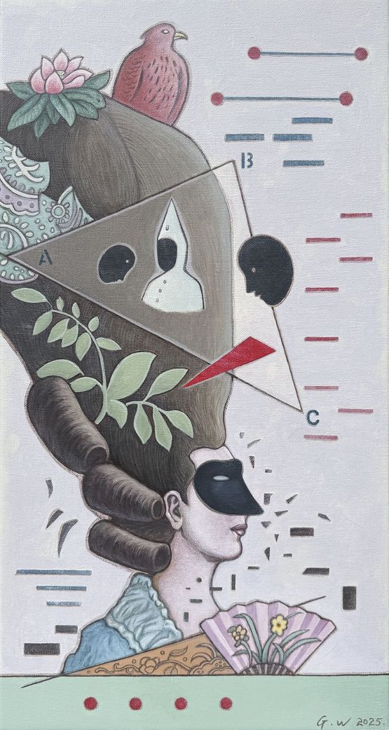 Layered Imagery no. 1 by Guan Wei contemporary artwork Painting