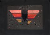 Upside-down Triangle by Clemen Parrocchetti contemporary artwork sculpture textile