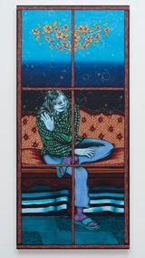 Holding on Yesterday by Zoe Blue M. contemporary artwork painting