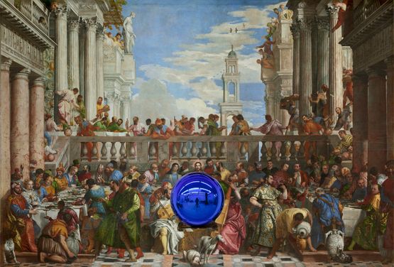 Gazing Ball Veronese The Wedding at Cana by Jeff Koons contemporary artwork Painting