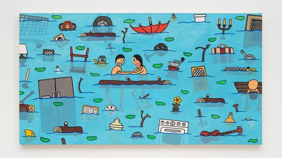 Flood by Jay Stuckey contemporary artwork Painting