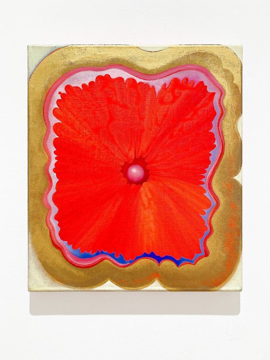 Poppy II by Veronika Holcova contemporary artwork Painting