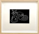 Cats black by Ai Weiwei contemporary artwork print works on paper