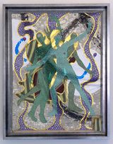 Green Dance by Rohan Wealleans contemporary artwork painting