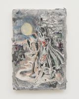 Journey to the city of Fog  by Emi Mizukami contemporary artwork drawing painting