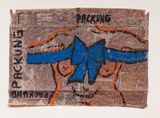 PACKUNG - weiblicher Korper by Chris Reinecke contemporary artwork painting works on paper