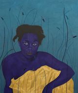 In The Tall Reeds by Stacey Gillian Abe contemporary artwork painting textile