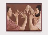 Between Us Hands o La Mano non Obbedisce allIntelletto by Patrizio Di Massimo contemporary artwork painting