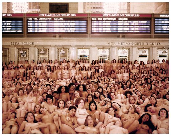 New York 4 Grand Central by Spencer Tunick contemporary artwork Photography