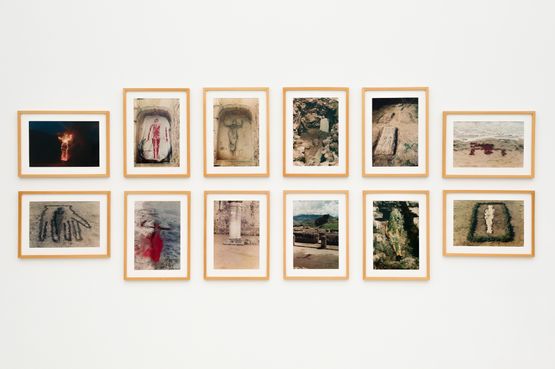 Silueta Works in Mexico by Ana Mendieta contemporary artwork Photography