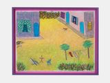 This is a Large Love Drawing for Patty To Be Dated by Hollis Sigler contemporary artwork works on paper