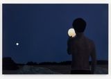 The White Page from the series Only in Space You May Find Your True Face by Fabrice Samyn contemporary artwork painting