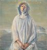 Kate in a Starry Landscape by Celia Paul contemporary artwork Painting