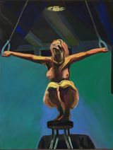 Flugversuch by Norbert Tadeusz contemporary artwork painting