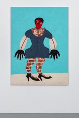 Lenox by Tschabalala Self contemporary artwork mixed media