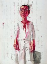 1999 Work No. 1 by Zeng Fanzhi contemporary artwork painting