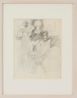 Frank OHara in George Segals Studio Woman Looking in a Mirror by Elaine De Kooning contemporary artwork Painting