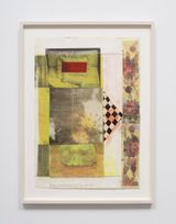 Arcanum III by Robert Rauschenberg contemporary artwork textile works on paper
