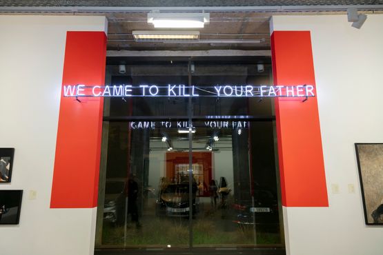 We came to Kill your Father by Adel Abidin contemporary artwork Sculpture