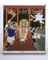 Betet an die Hl. Familie Revere the Holy Family by Blalla Hallmann contemporary artwork painting