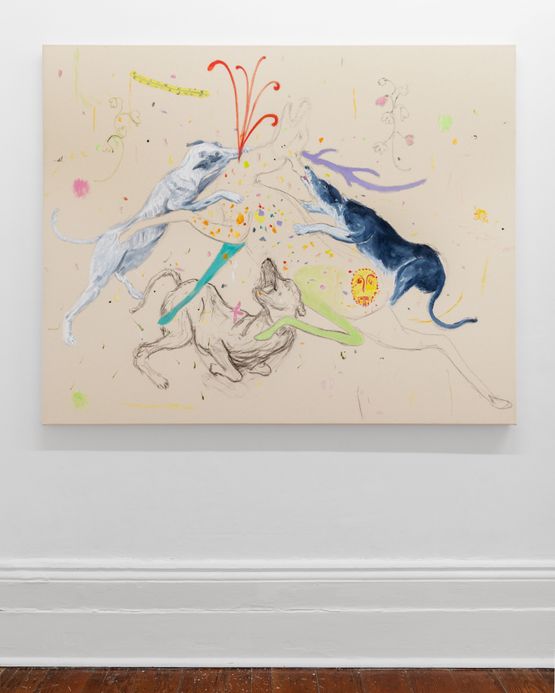 Dogma Desire and Departure 2 by Robby Bennett contemporary artwork Painting