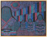 Red Earth by Xiong Wenyun contemporary artwork painting