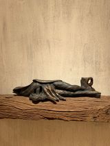 The echoes of the cliff by Prabhakar Pachpute contemporary artwork sculpture