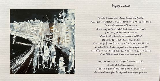 Voyage insense by Noel Fattal Frederic Husseini  Rita Husseini contemporary artwork Painting