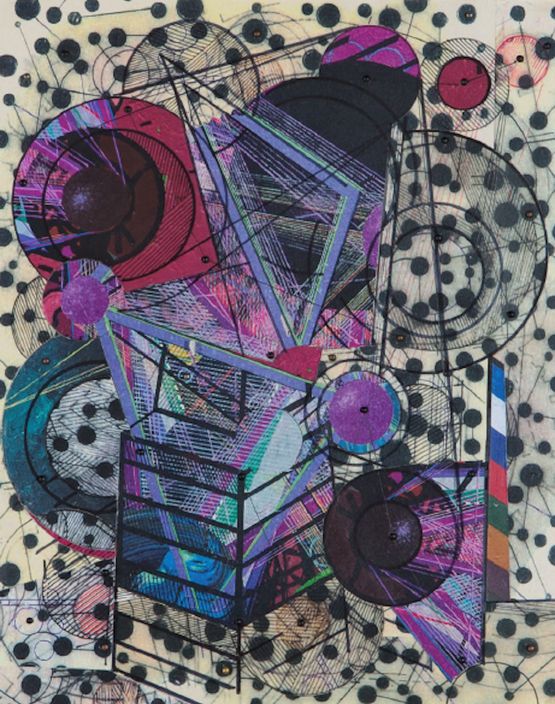 Le Relais Du Postillon Florence Room 2012 - Untitled 8 by Robert Reed contemporary artwork Mixed Media