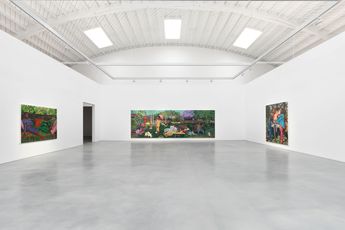 Contemporary art exhibition Wangari Mathenge Tidal Wave of Colour at Roberts Projects Los Angeles United States