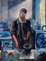 Rempah by Alvin Ong contemporary artwork painting works on paper