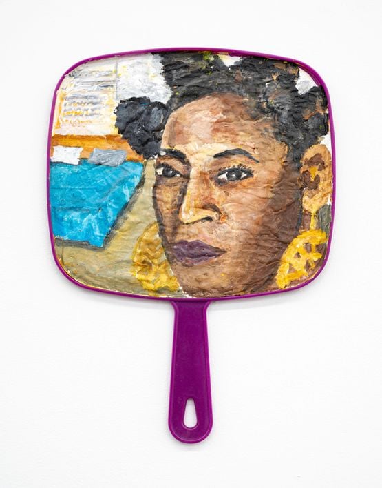 Bantu Knots by Jonah Elijah contemporary artwork Painting