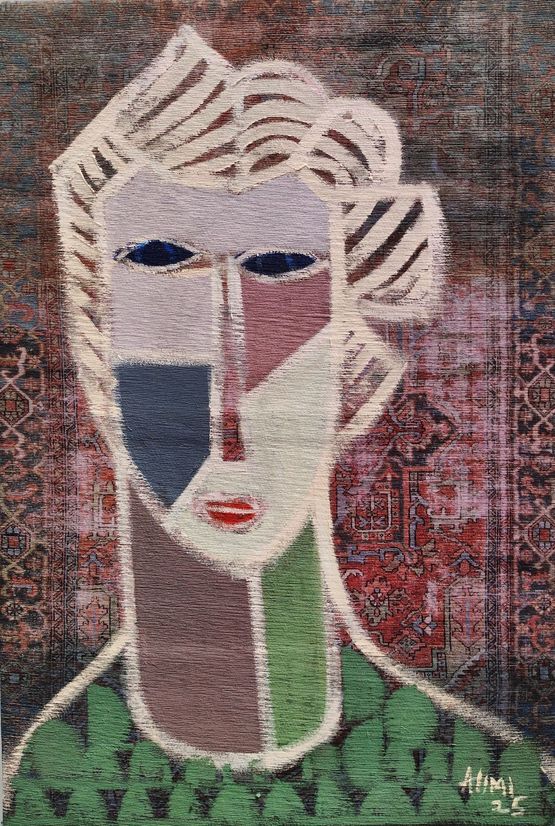 Face of Memory by Alimi Adewale contemporary artwork Painting