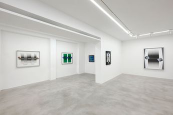 Contemporary art exhibition Alberto Biasi Polytypes at Dep Art Gallery Milan Italy