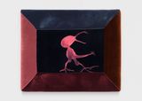 a bird dances where love sleeps by WiedemannMettler contemporary artwork textile