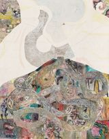 Constituted object by Helen Johnson contemporary artwork painting
