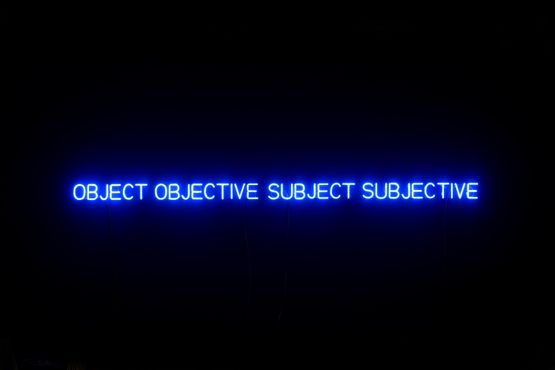 Object and Subject Cobalt Blue by Joseph Kosuth contemporary artwork Sculpture