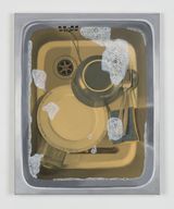 Sink with dishes by Helene Appel contemporary artwork painting