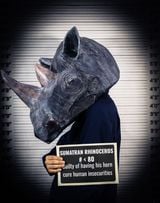 Sumatran rhinoceros by Sabina Jafar contemporary artwork photography