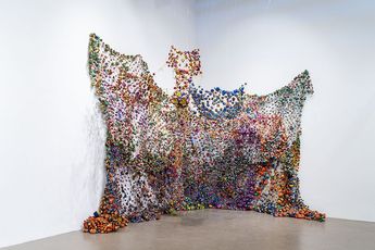 Contemporary art exhibition Samuel Nnorom Multitude or Minority at Saatchi Gallery London United Kingdom