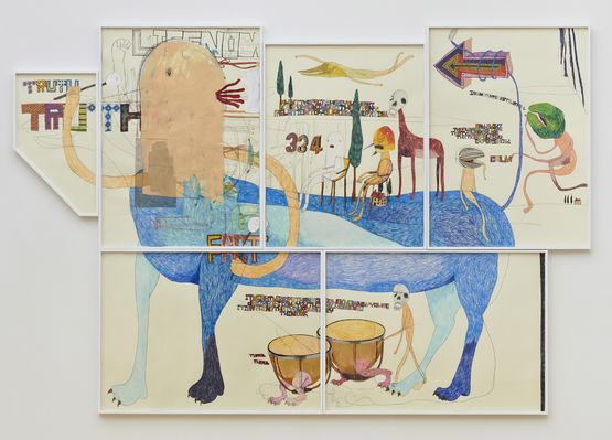 truth in the hand fact in the hand by Shintaro Miyake contemporary artwork Painting