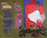Tools Are Validated Manchair by Kaito Itsuki contemporary artwork painting