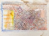 Man in Brickwall by Antonio Mak contemporary artwork sculpture