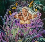 Her Accident by Chitra Ganesh contemporary artwork painting