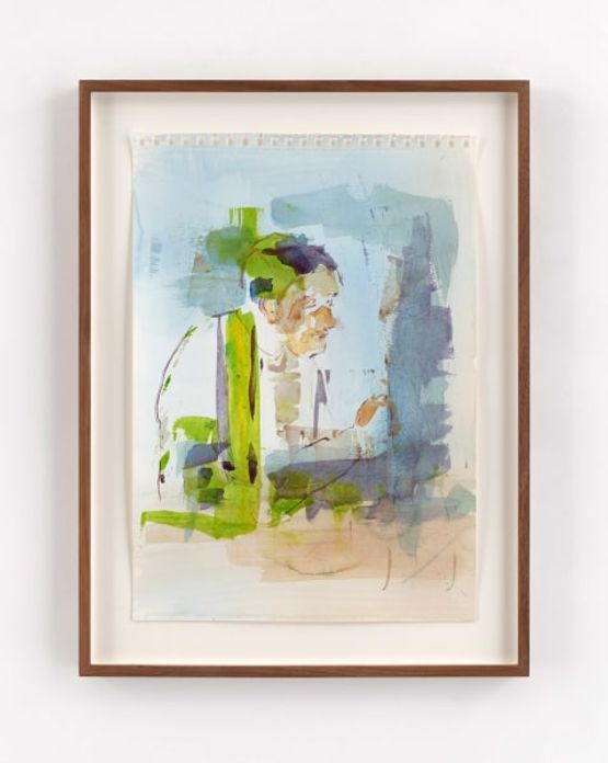 untitled Bogarde by Robert Muntean contemporary artwork Painting
