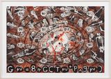 Zero or Nothing 6 Einsteins theory of general relativity by Fiona Hall contemporary artwork painting print